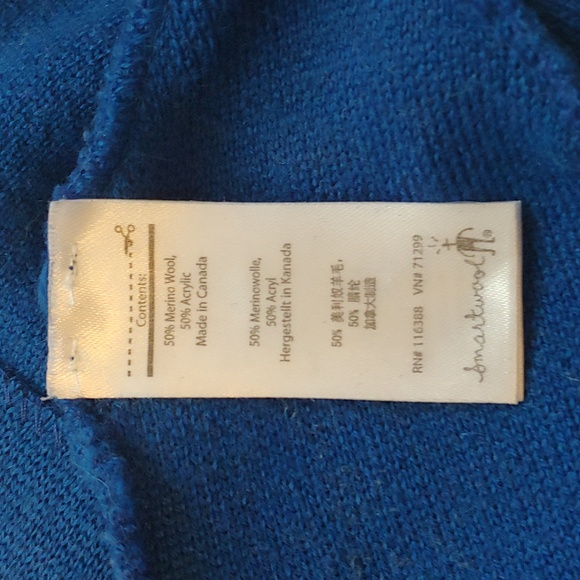 Smartwool Beanie Blue 50% Merino Wool Adult Unisex - Picture 4 of 8